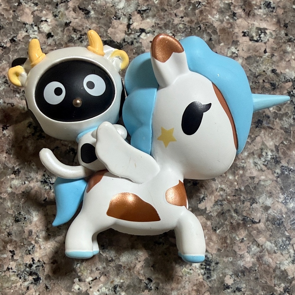 Tokidoki White and Brown Figurine